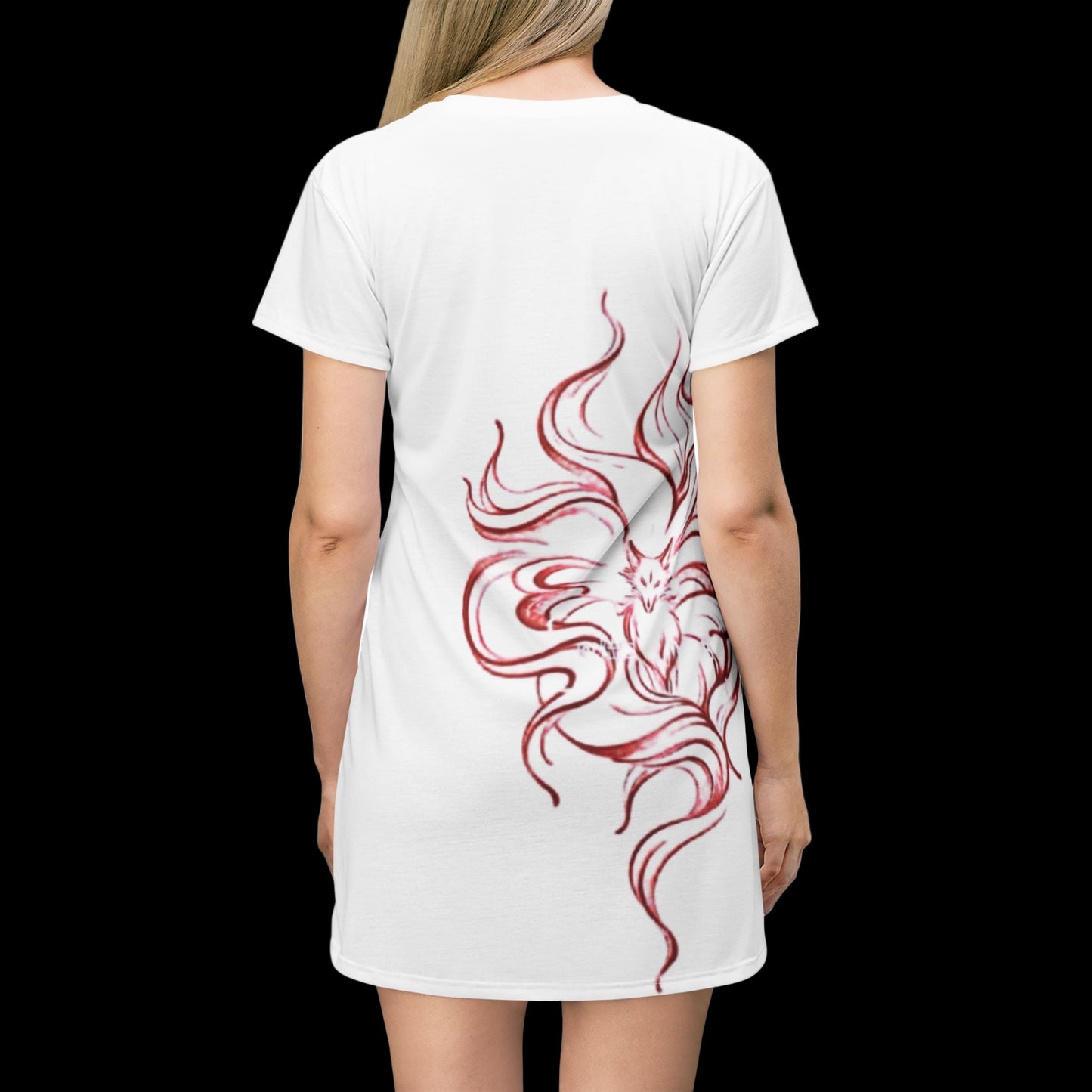 Mystical Fox T-Shirt Dress