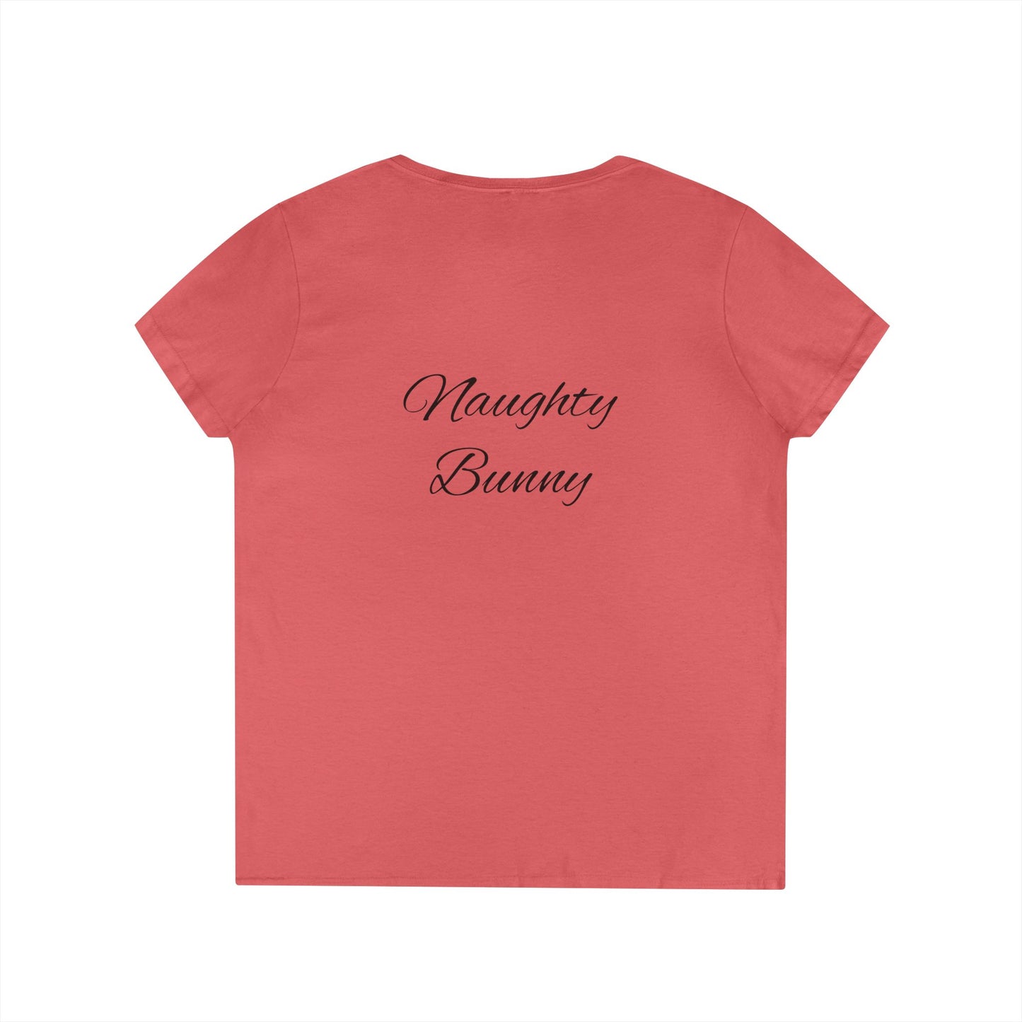 Cute Bunny V-Neck T-Shirt