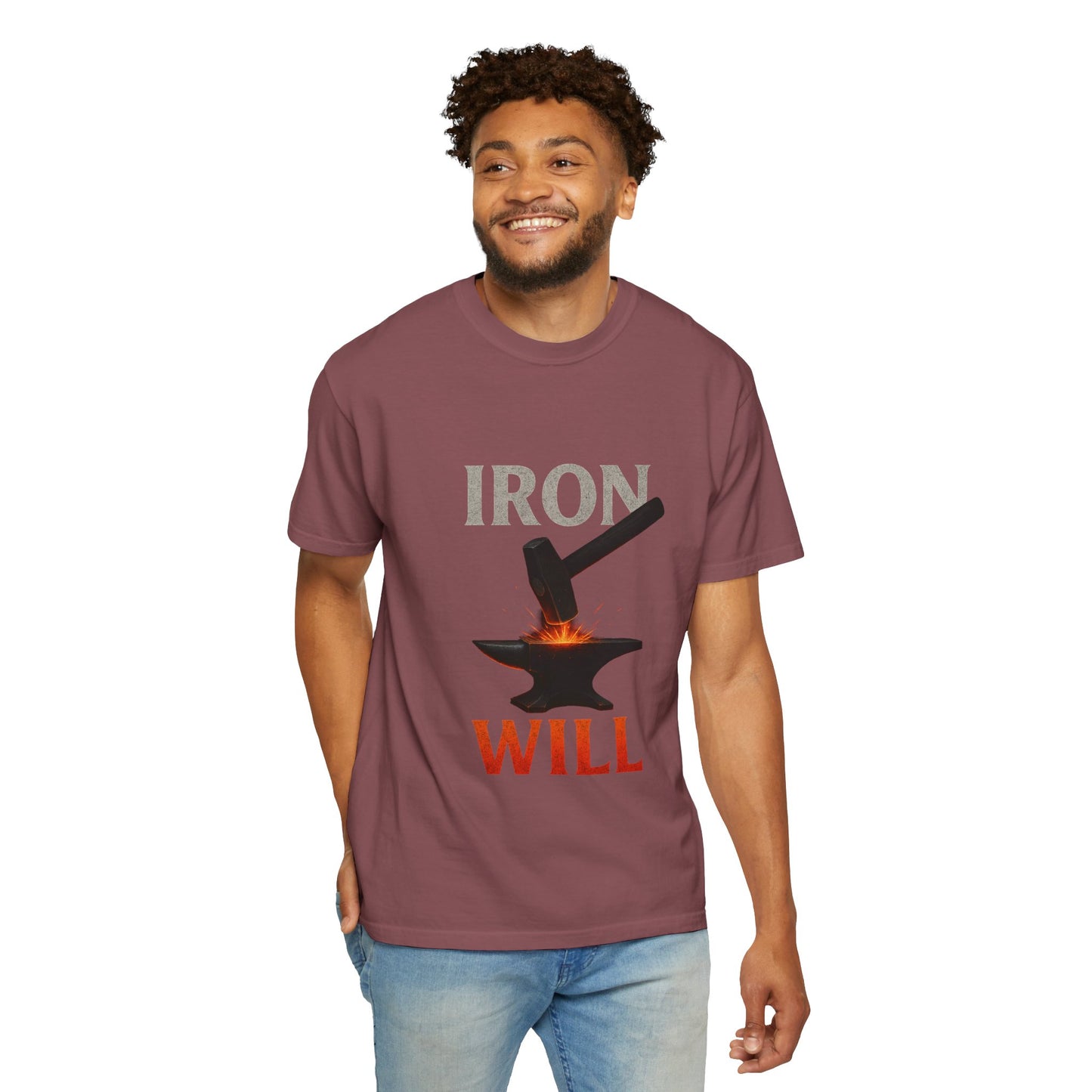 Iron Will Unisex Garment-Dyed T-shirt | Motivational Tee