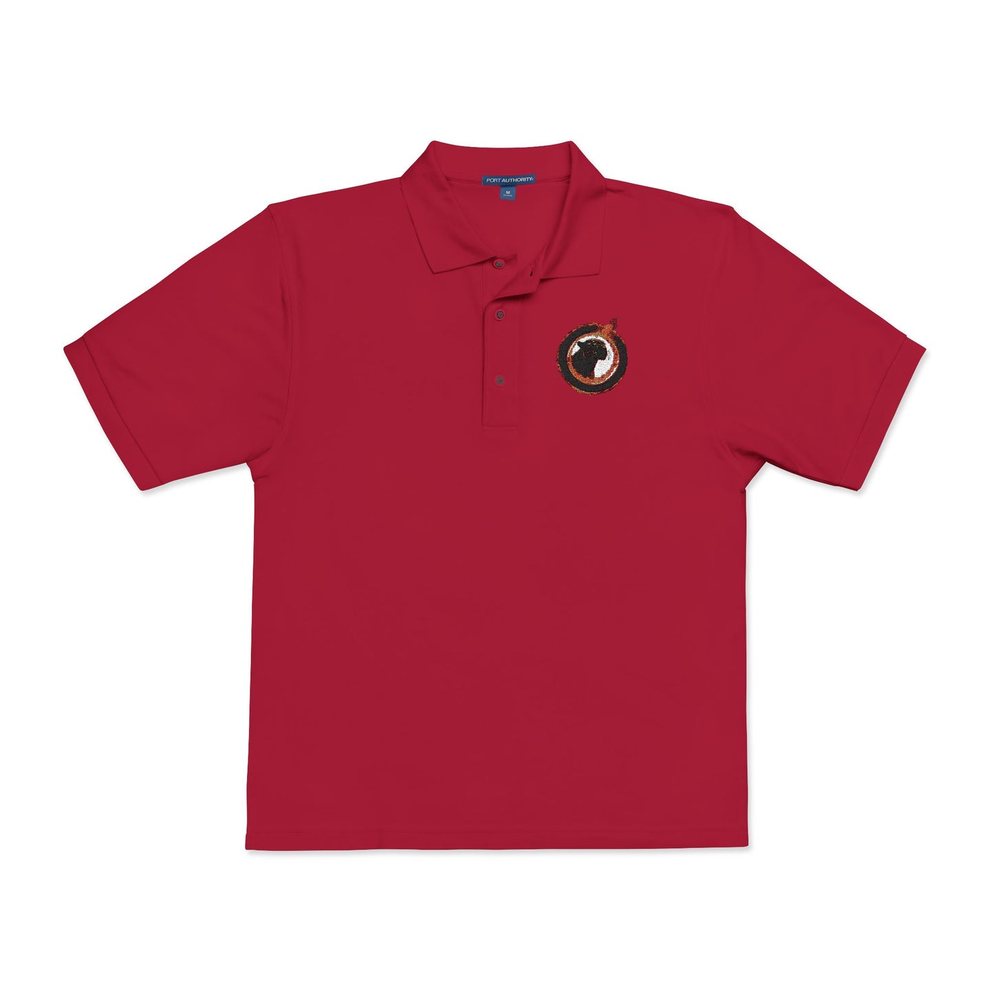 Embroidered Panther Unisex Polo Shirt