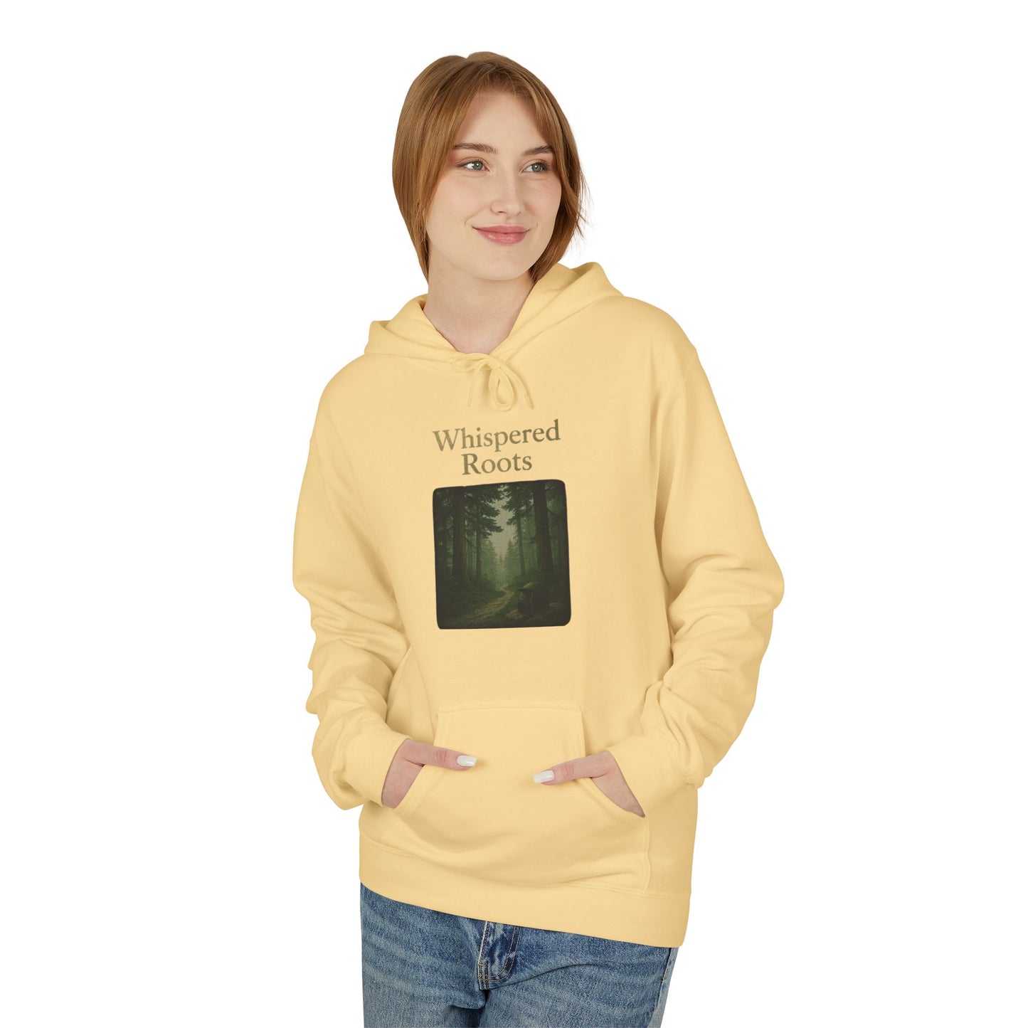 Unisex Whispered Roots Hoodie for Nature Lovers