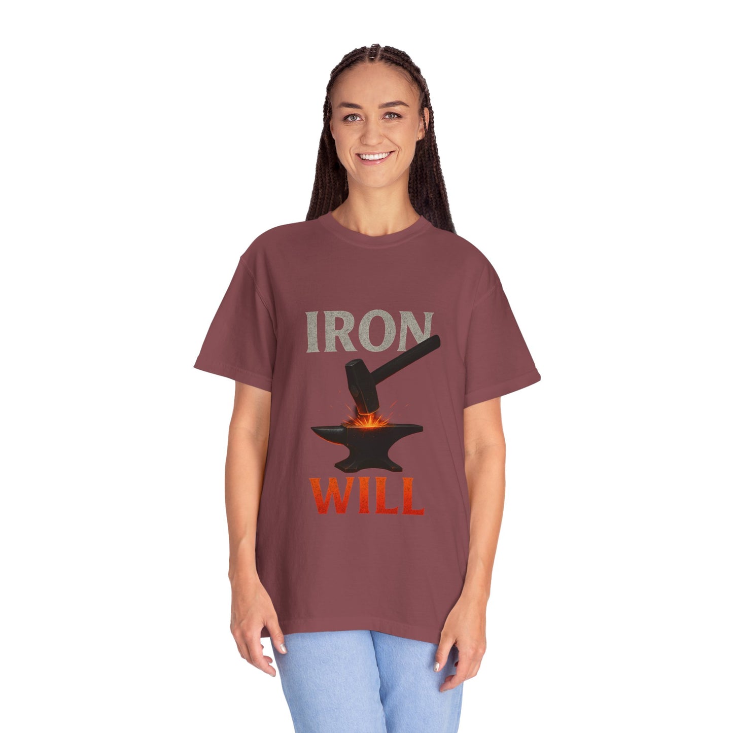 Iron Will Unisex Garment-Dyed T-shirt | Motivational Tee