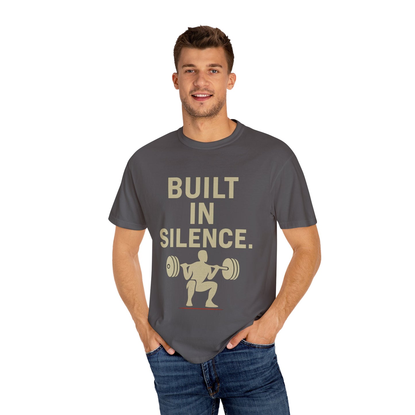Built in Silence Unisex T-Shirt | Motivational Gym Tee