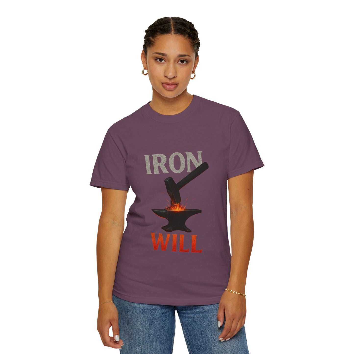 Iron Will Unisex Garment-Dyed T-shirt | Motivational Tee