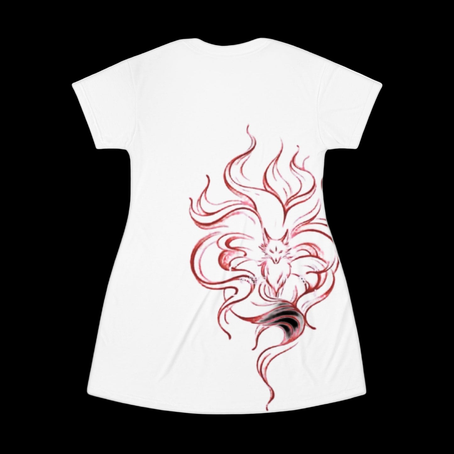 Mystical Fox T-Shirt Dress
