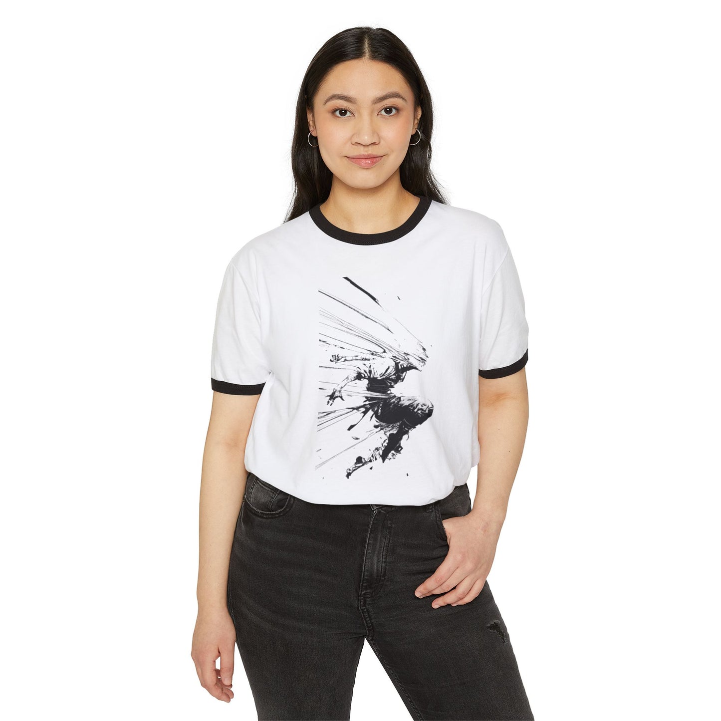 Artistic Unisex Cotton Ringer T-Shirt