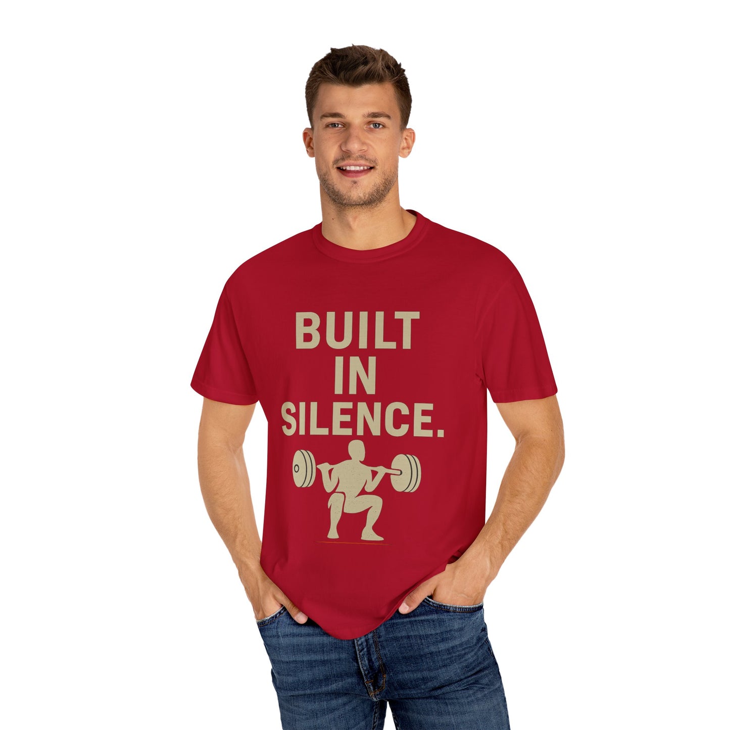 Built in Silence Unisex T-Shirt | Motivational Gym Tee