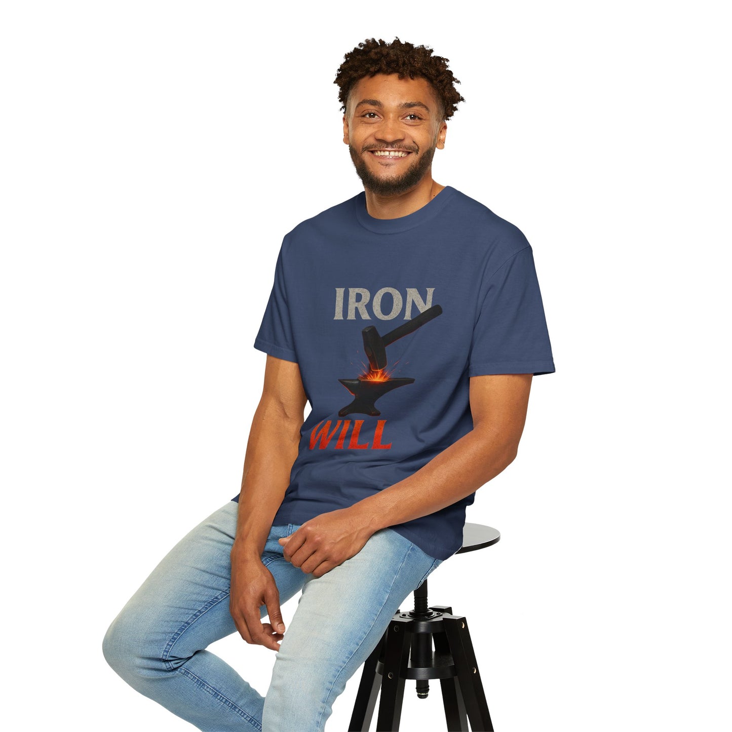 Iron Will Unisex Garment-Dyed T-shirt | Motivational Tee