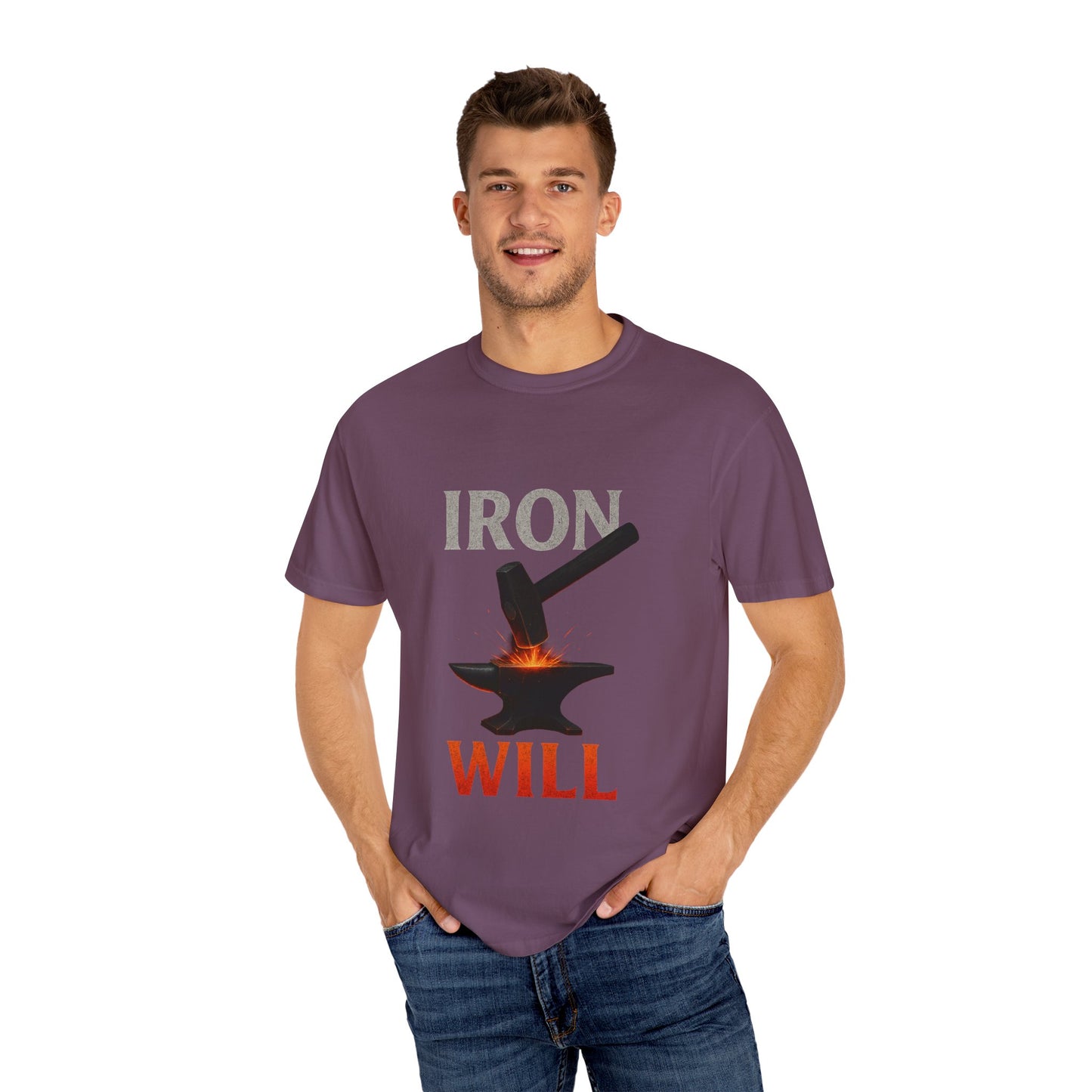 Iron Will Unisex Garment-Dyed T-shirt | Motivational Tee