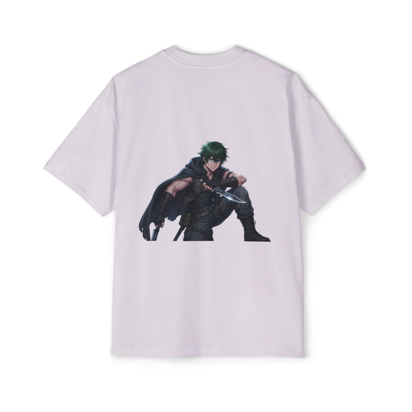 Graphic Tee — 'ALWAYS' Text Front & Dark Warrior Back