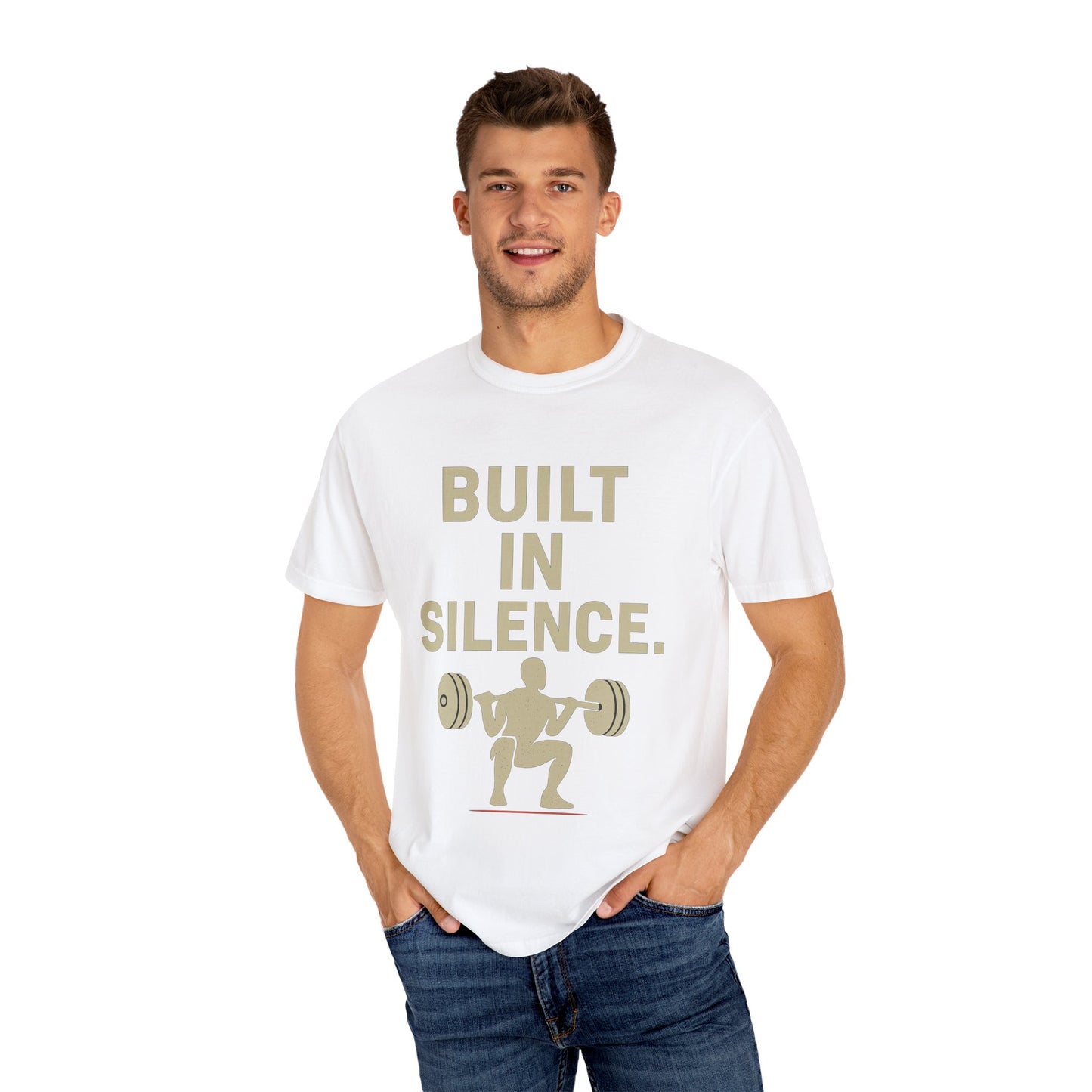 Built in Silence Unisex T-Shirt | Motivational Gym Tee