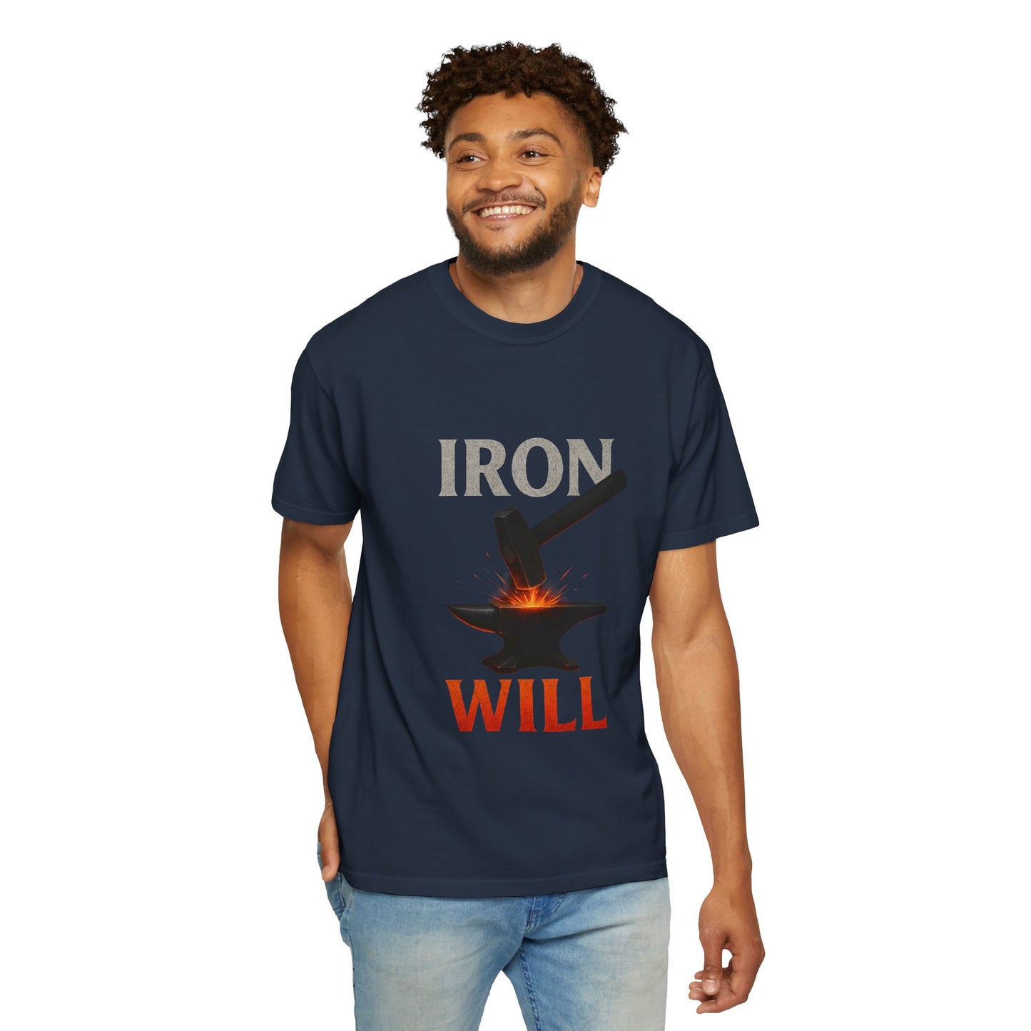 Iron Will Unisex Garment-Dyed T-shirt | Motivational Tee