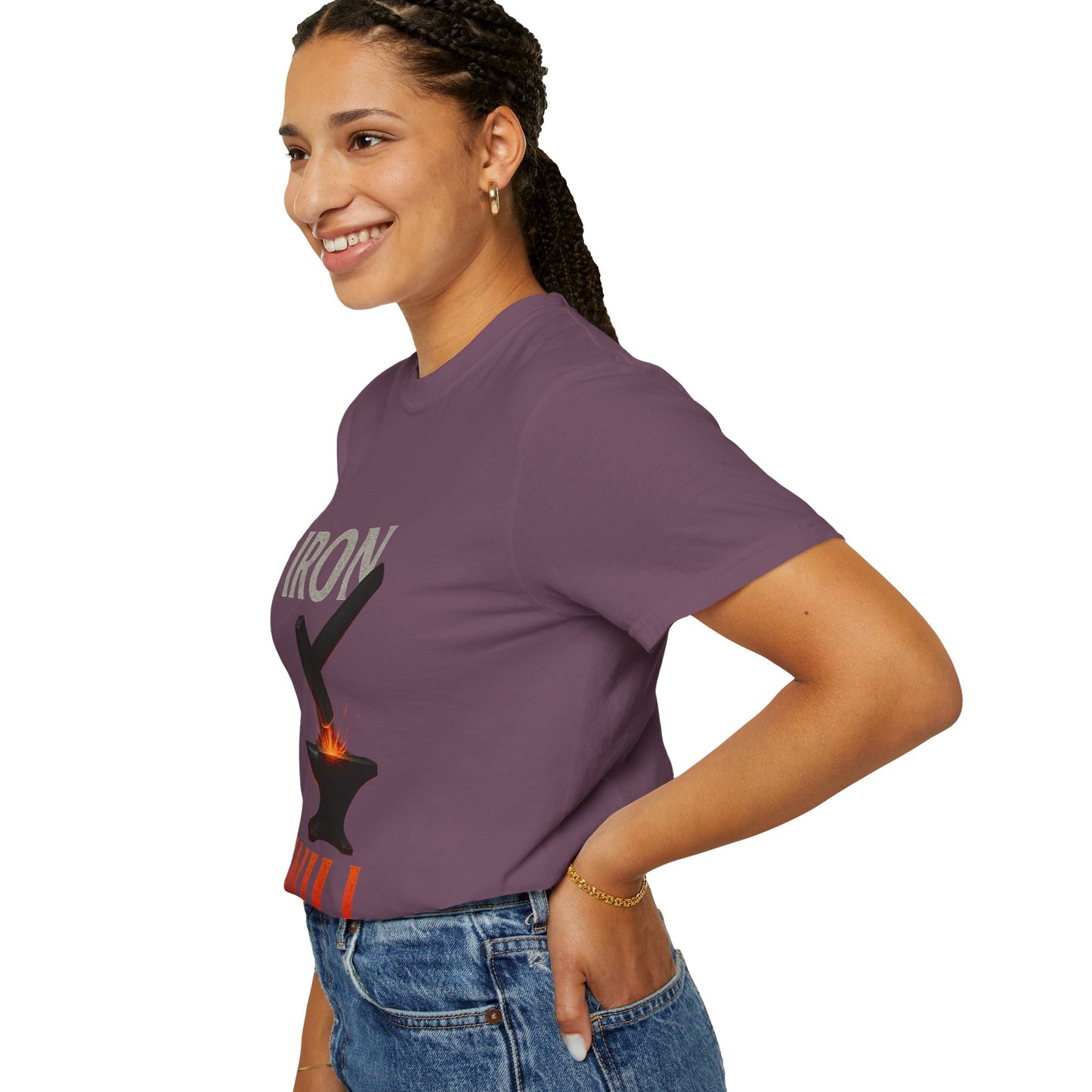Iron Will Unisex Garment-Dyed T-shirt | Motivational Tee