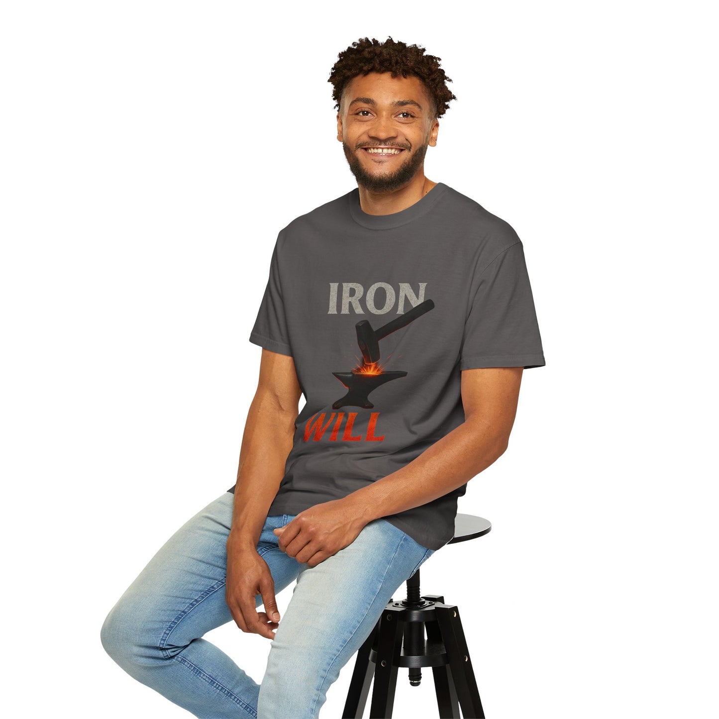 Iron Will Unisex Garment-Dyed T-shirt | Motivational Tee