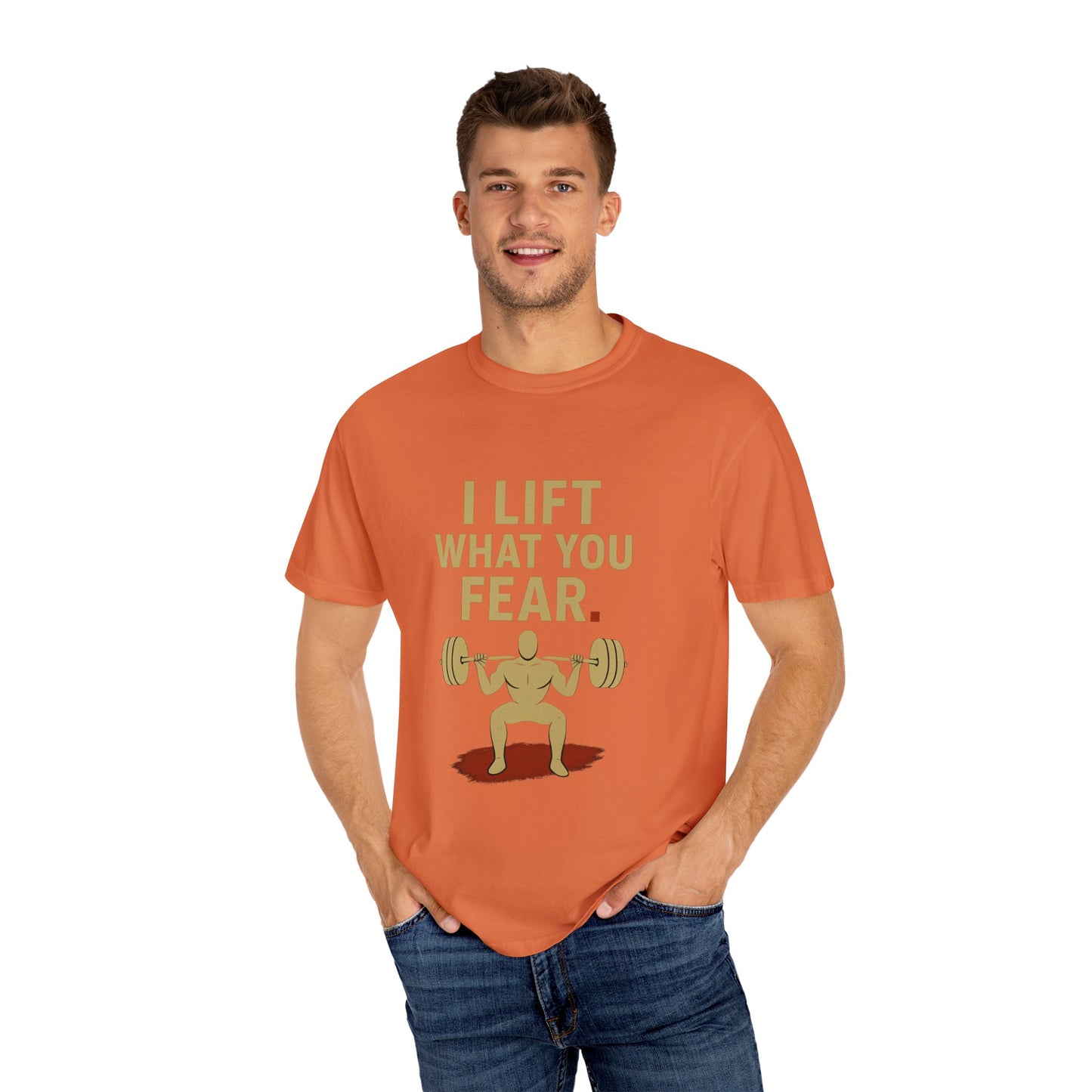 Motivational Fitness T-Shirt - I Lift What You Fear