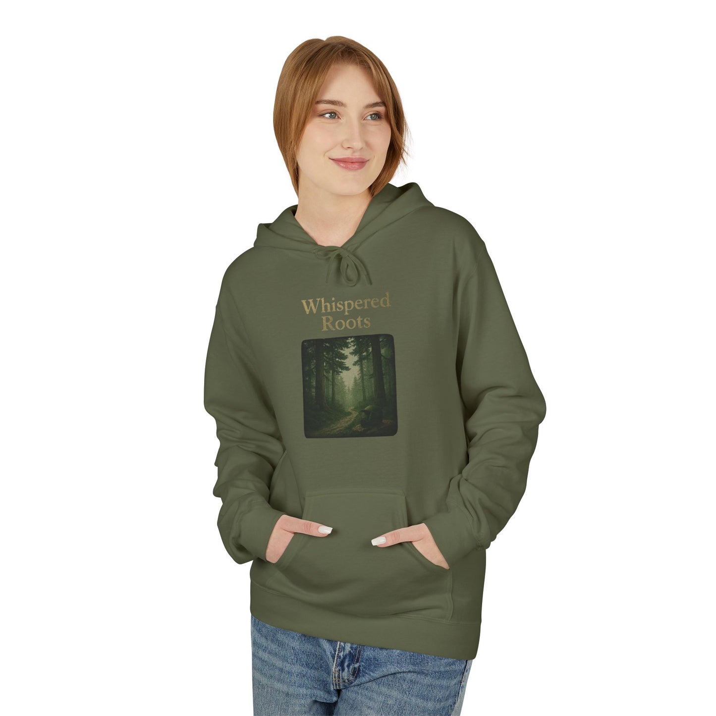 Unisex Whispered Roots Hoodie for Nature Lovers