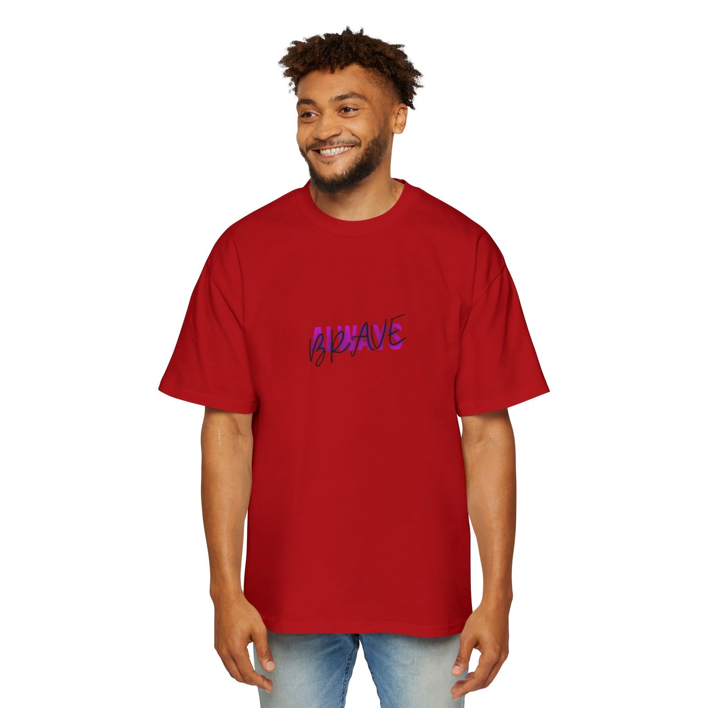 Graphic Tee — 'ALWAYS' Text Front & Dark Warrior Back