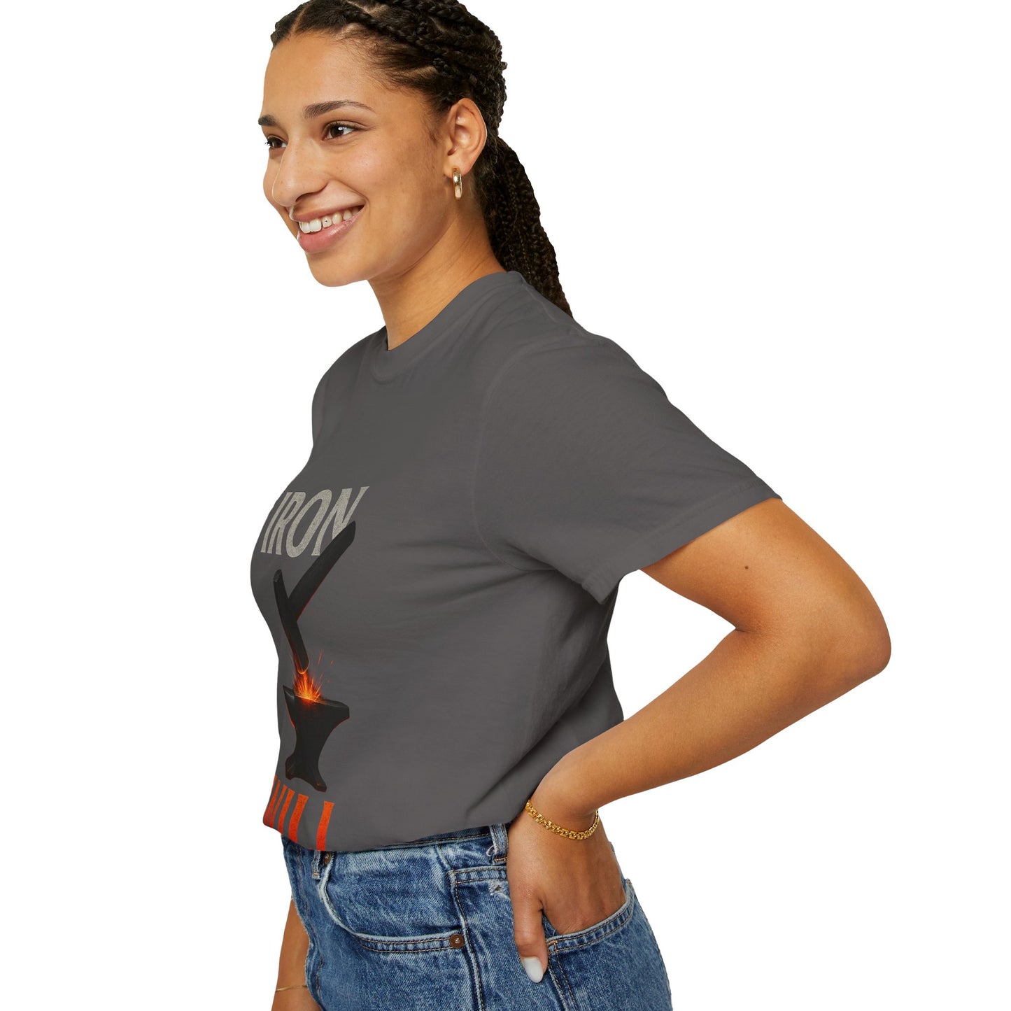 Iron Will Unisex Garment-Dyed T-shirt | Motivational Tee