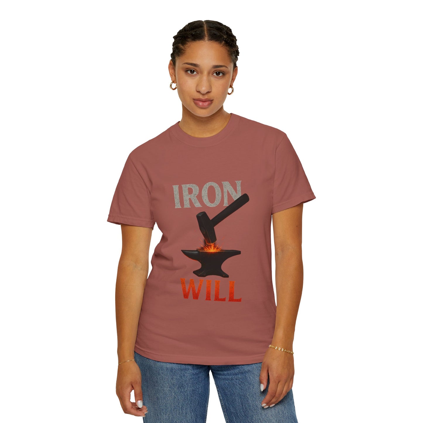 Iron Will Unisex Garment-Dyed T-shirt | Motivational Tee