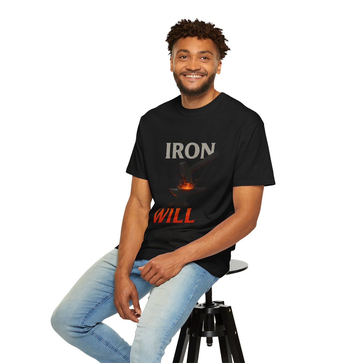 Iron Will Unisex Garment-Dyed T-shirt | Motivational Tee