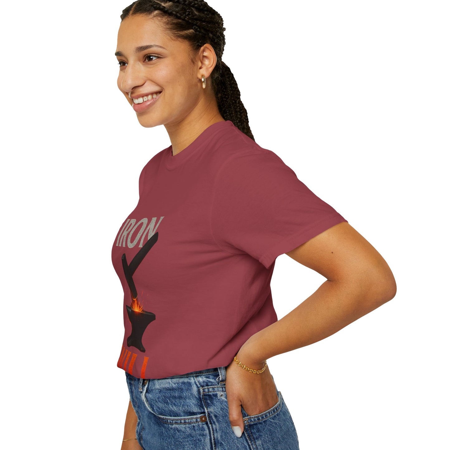 Iron Will Unisex Garment-Dyed T-shirt | Motivational Tee