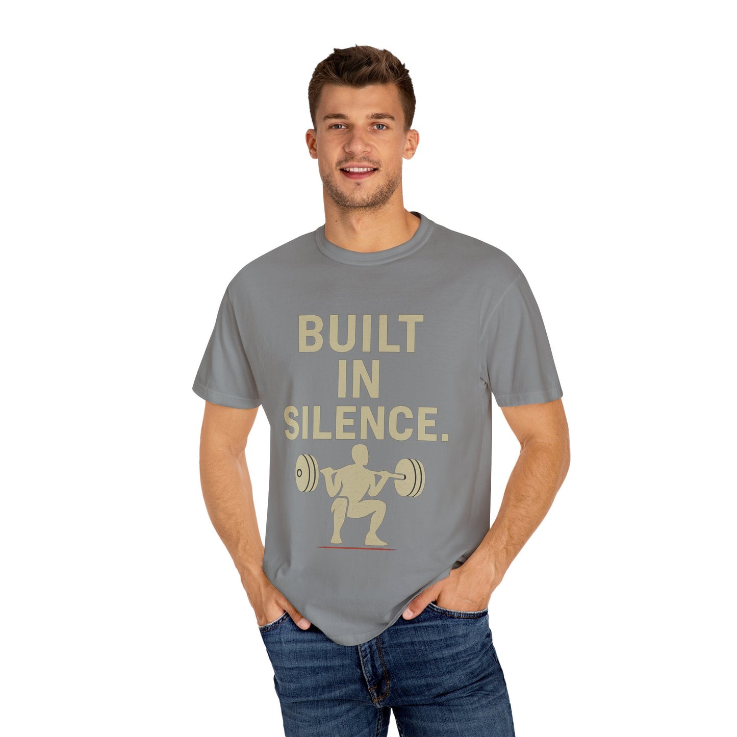 Built in Silence Unisex T-Shirt | Motivational Gym Tee