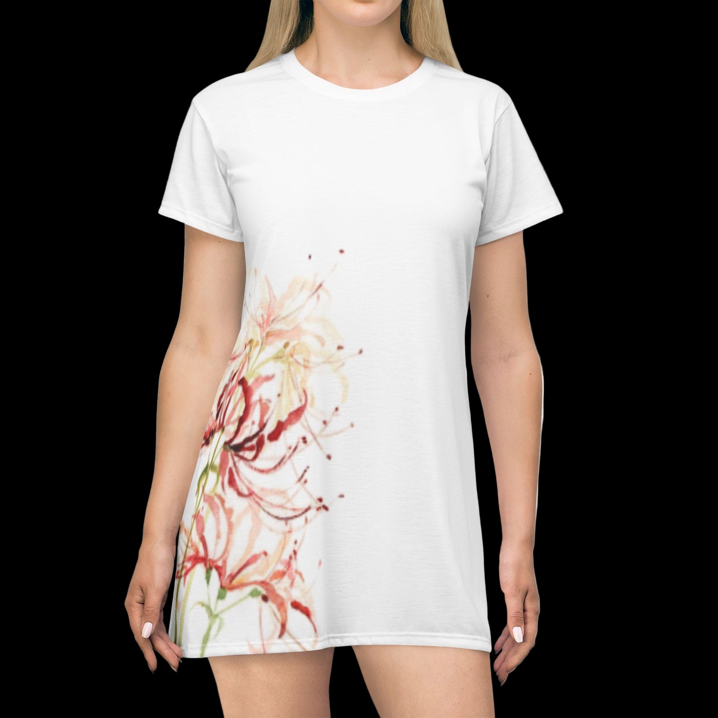 Floral Print T-Shirt Dress