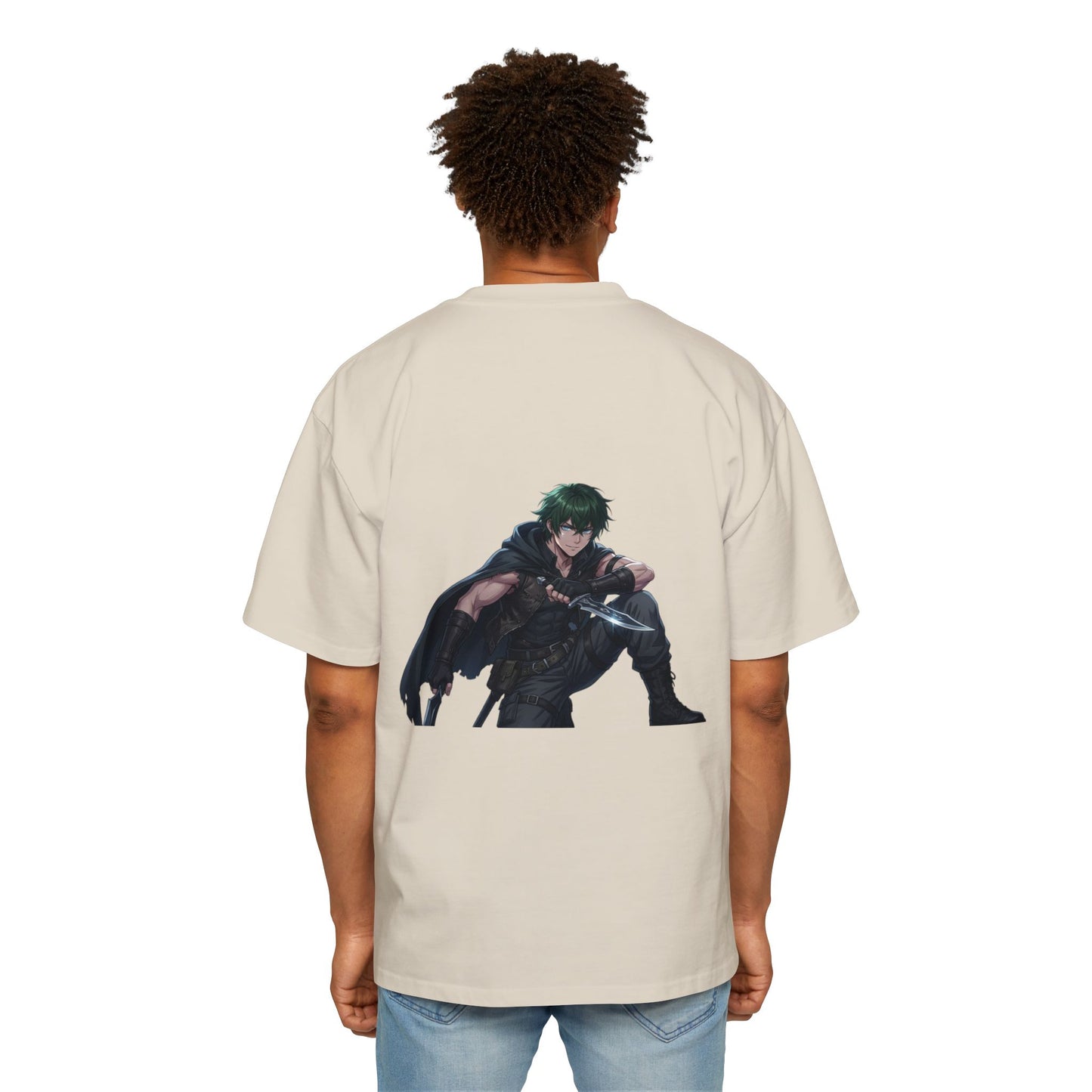 Graphic Tee — 'ALWAYS' Text Front & Dark Warrior Back
