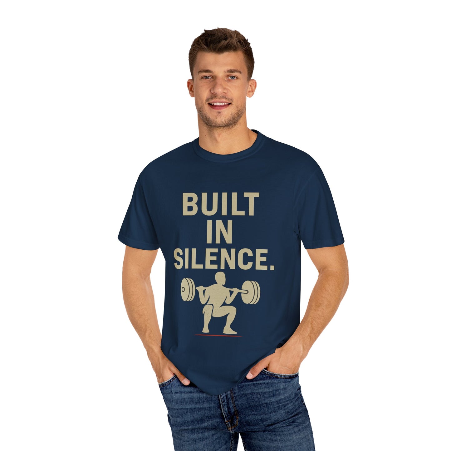 Built in Silence Unisex T-Shirt | Motivational Gym Tee