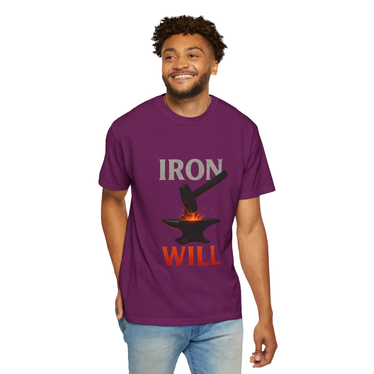 Iron Will Unisex Garment-Dyed T-shirt | Motivational Tee