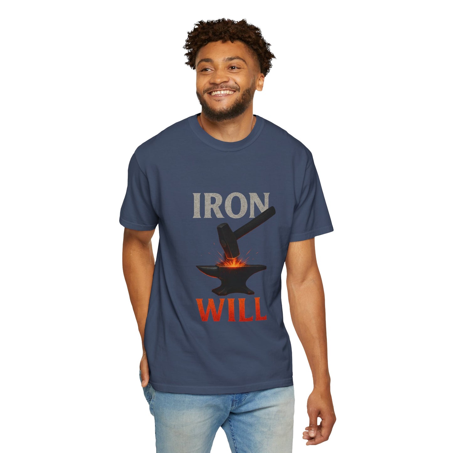 Iron Will Unisex Garment-Dyed T-shirt | Motivational Tee