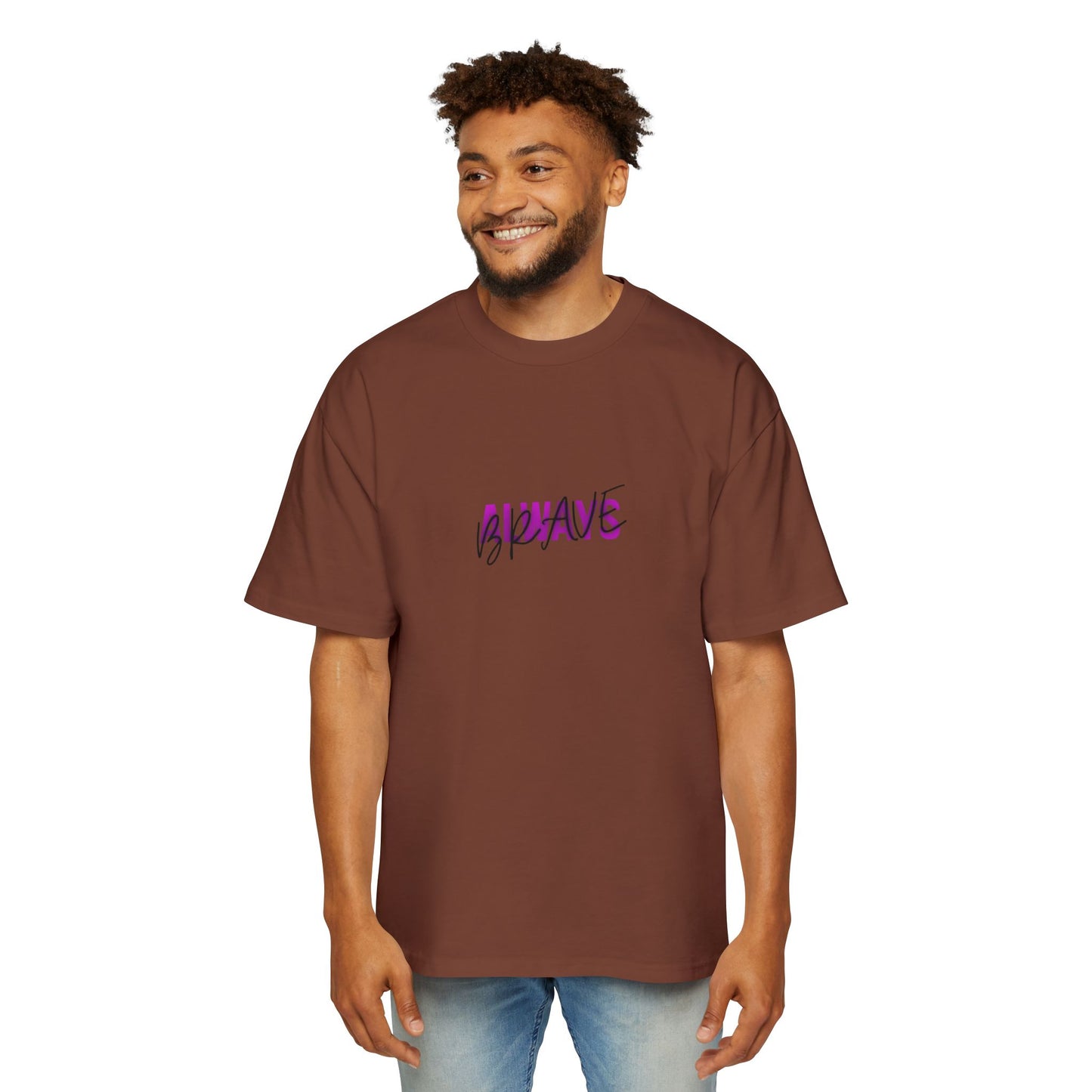Graphic Tee — 'ALWAYS' Text Front & Dark Warrior Back