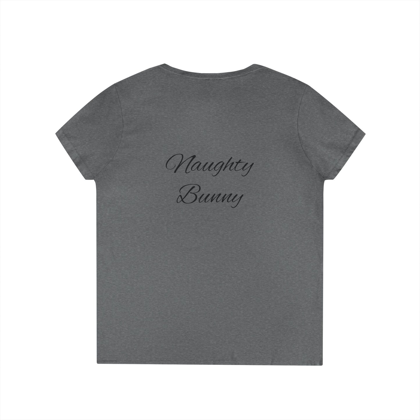 Cute Bunny V-Neck T-Shirt