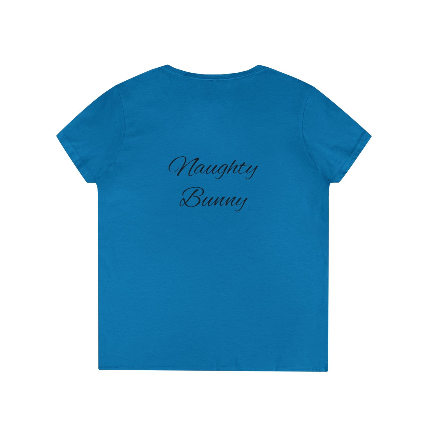 Cute Bunny V-Neck T-Shirt