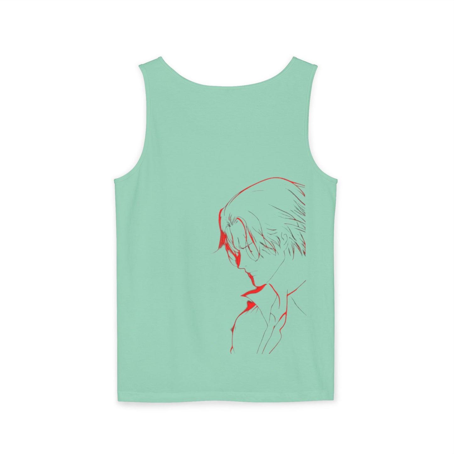 Garment-Dyed Graphic Tank Top