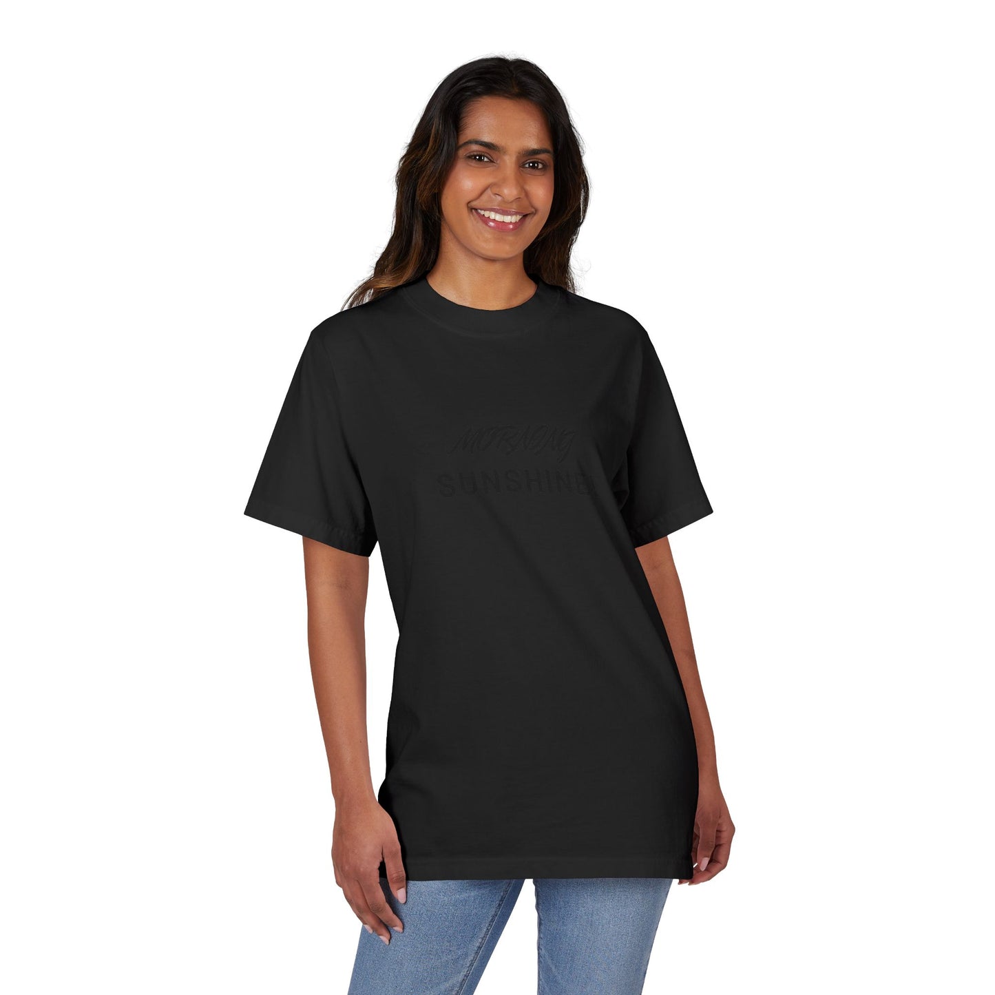 Morning Sunshine T-Shirt — Minimal Script Graphic Tee