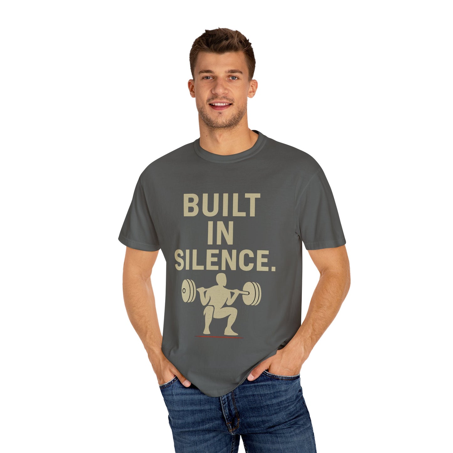 Built in Silence Unisex T-Shirt | Motivational Gym Tee