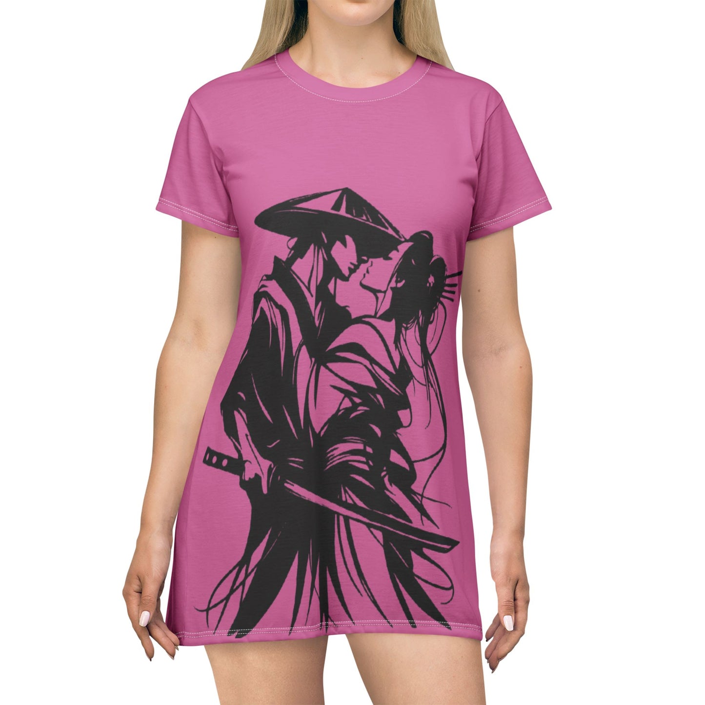 Samurai Romance T-Shirt Dress