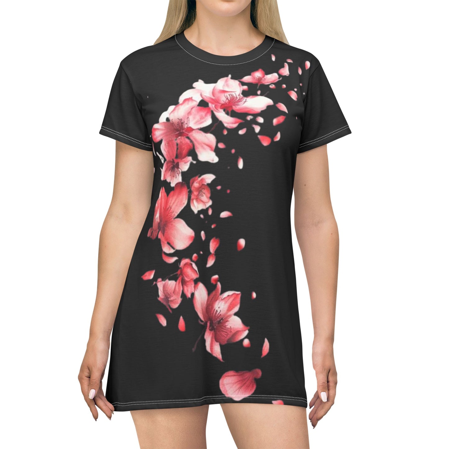 Floral Blossom T-Shirt Dress