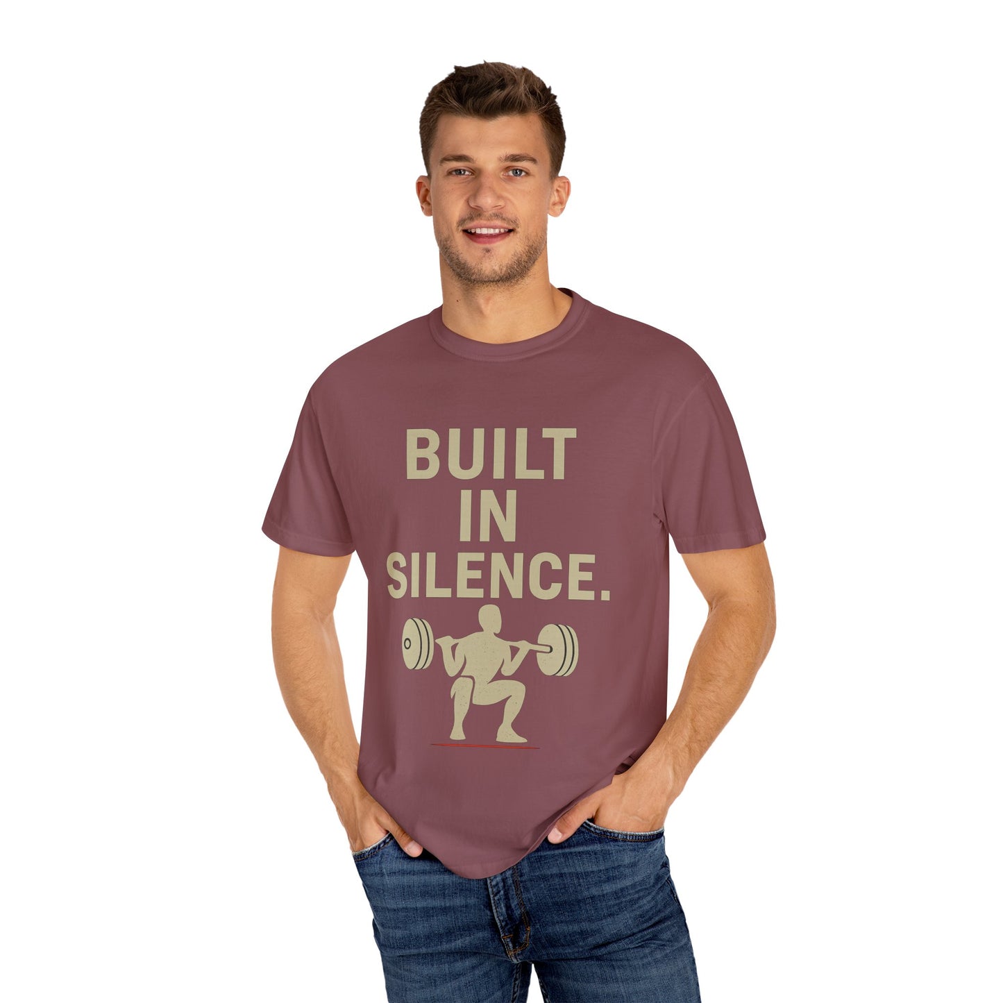 Built in Silence Unisex T-Shirt | Motivational Gym Tee