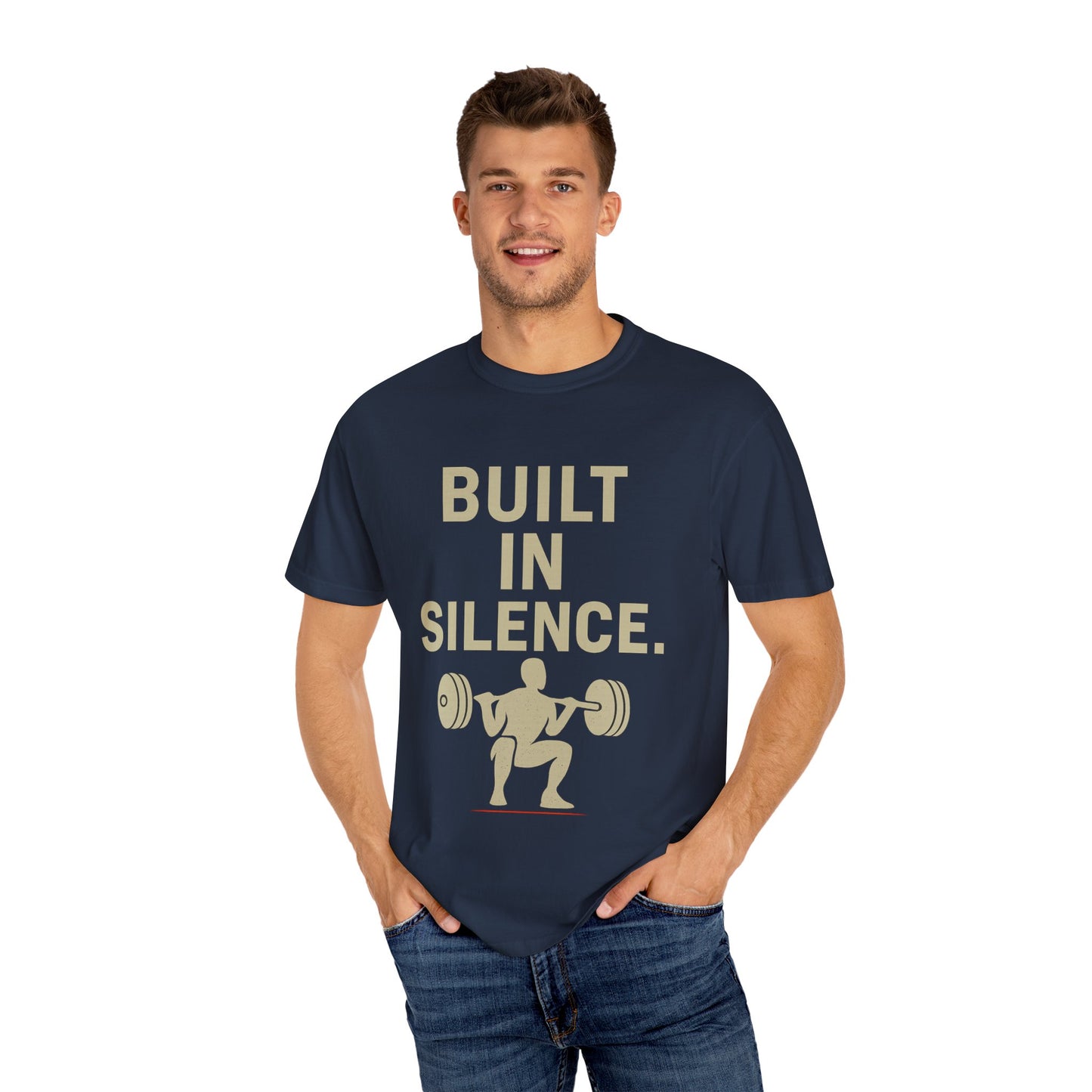 Built in Silence Unisex T-Shirt | Motivational Gym Tee