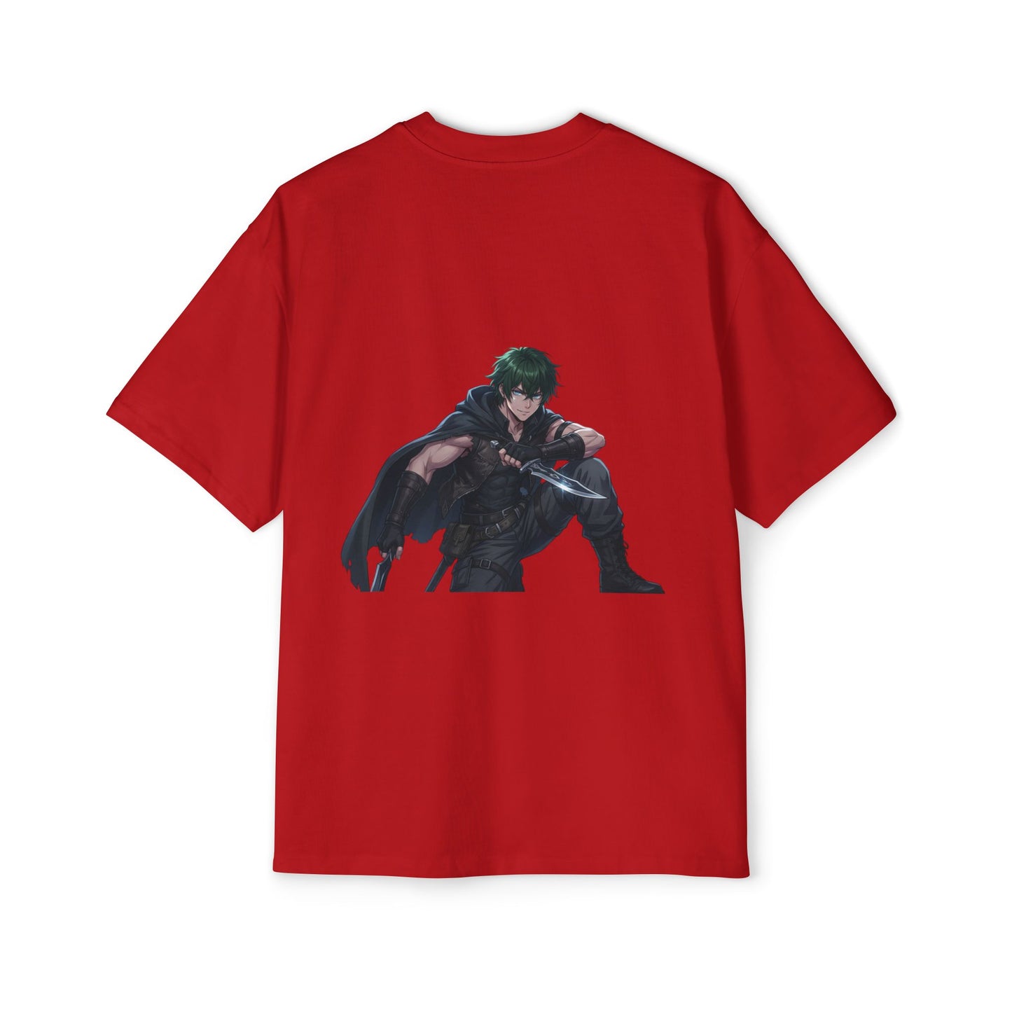 Graphic Tee — 'ALWAYS' Text Front & Dark Warrior Back