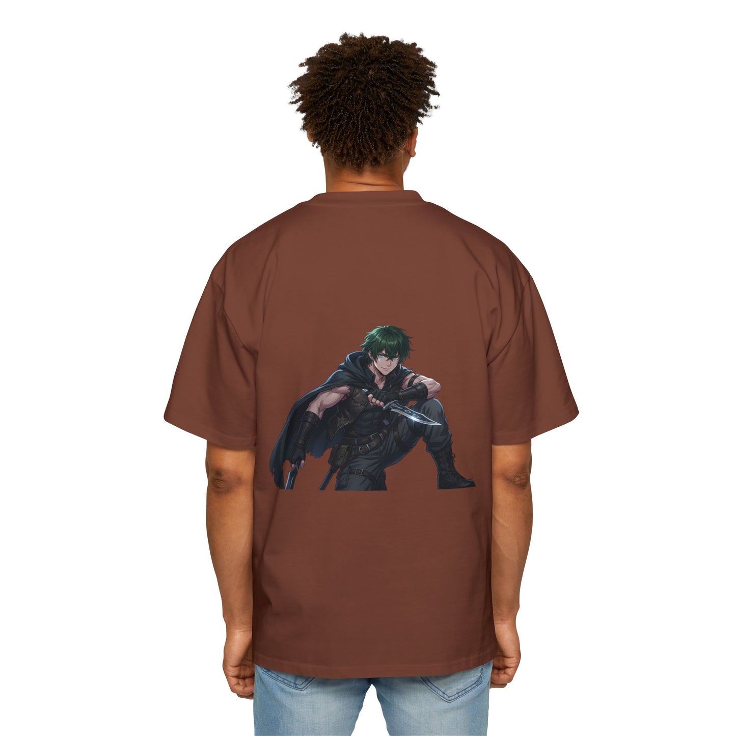 Graphic Tee — 'ALWAYS' Text Front & Dark Warrior Back