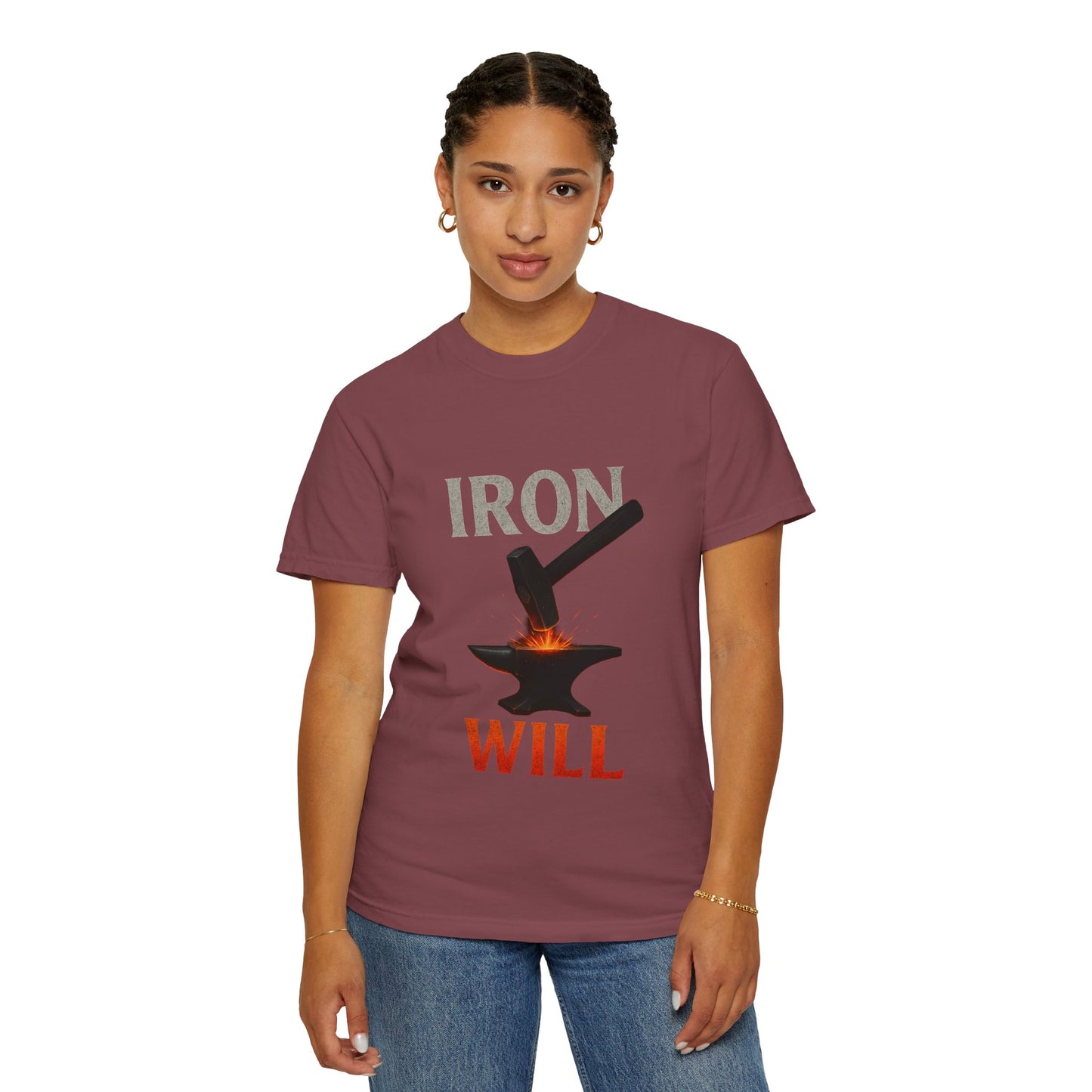 Iron Will Unisex Garment-Dyed T-shirt | Motivational Tee