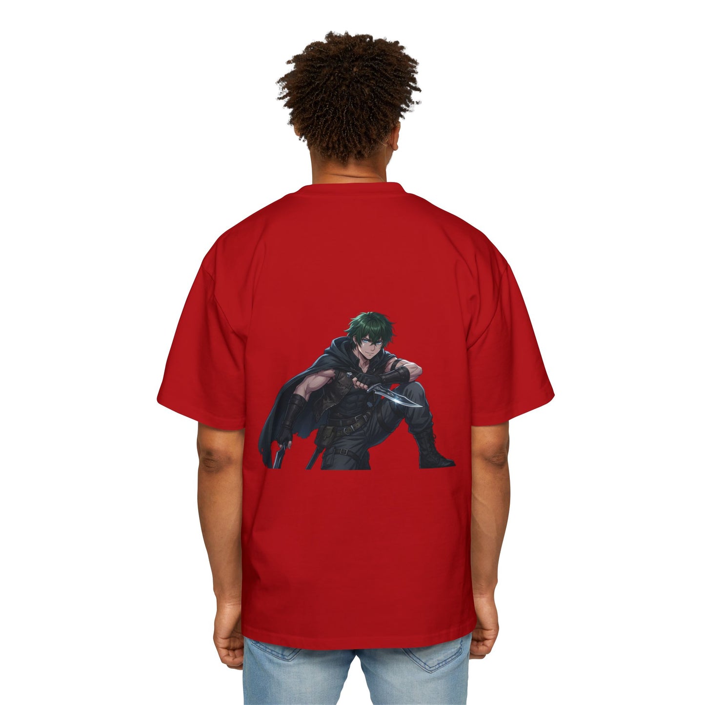 Graphic Tee — 'ALWAYS' Text Front & Dark Warrior Back