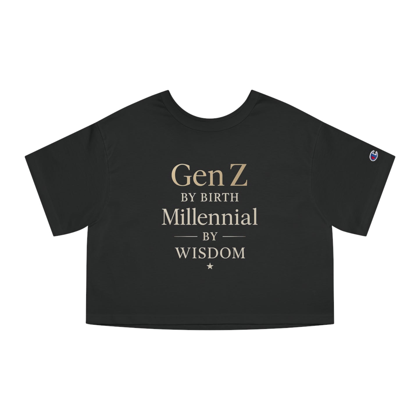 Gen Z & Millennial Heritage Cropped T-Shirt