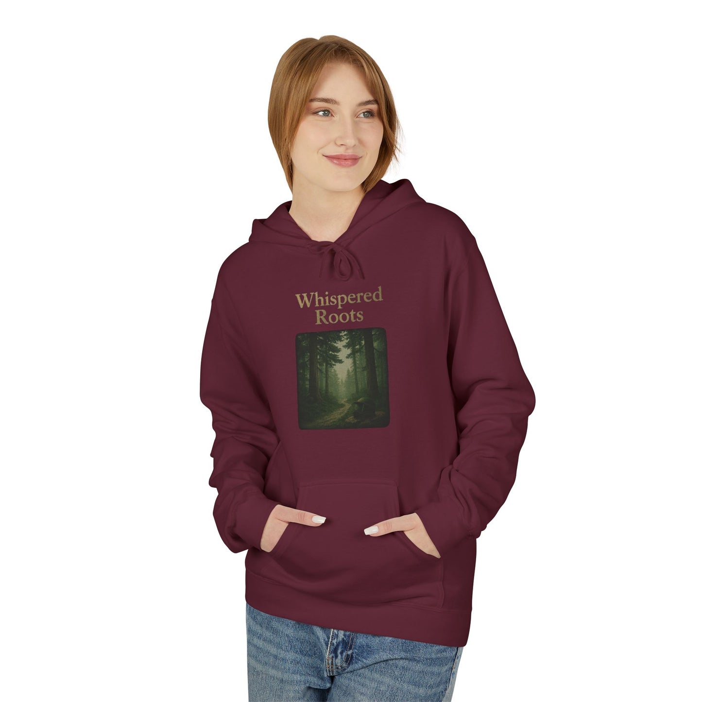 Unisex Whispered Roots Hoodie for Nature Lovers