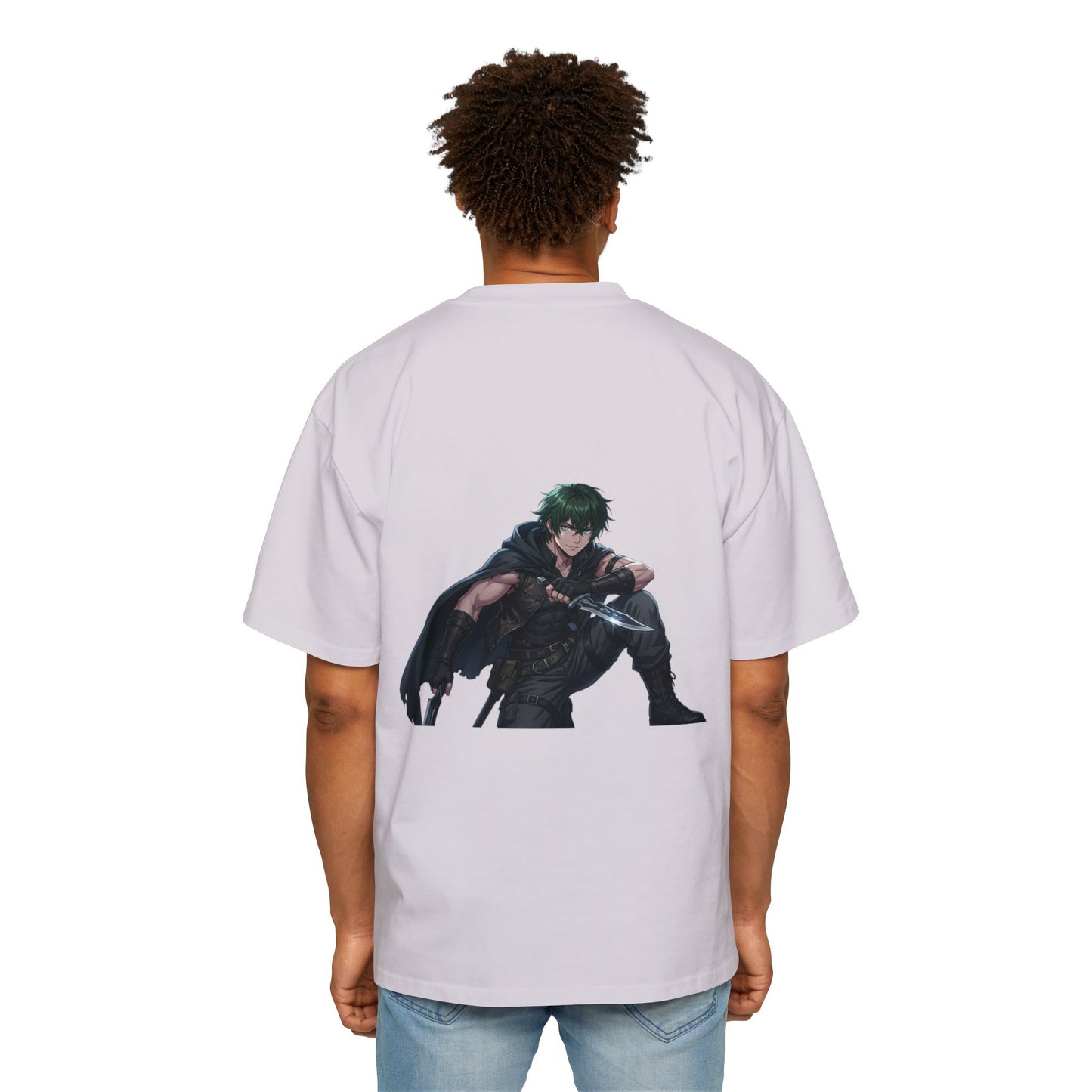 Graphic Tee — 'ALWAYS' Text Front & Dark Warrior Back