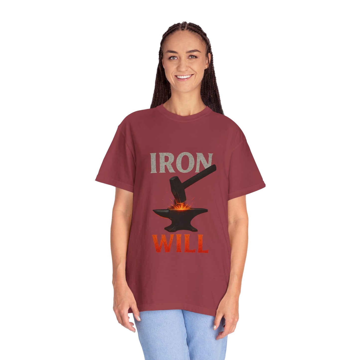 Iron Will Unisex Garment-Dyed T-shirt | Motivational Tee
