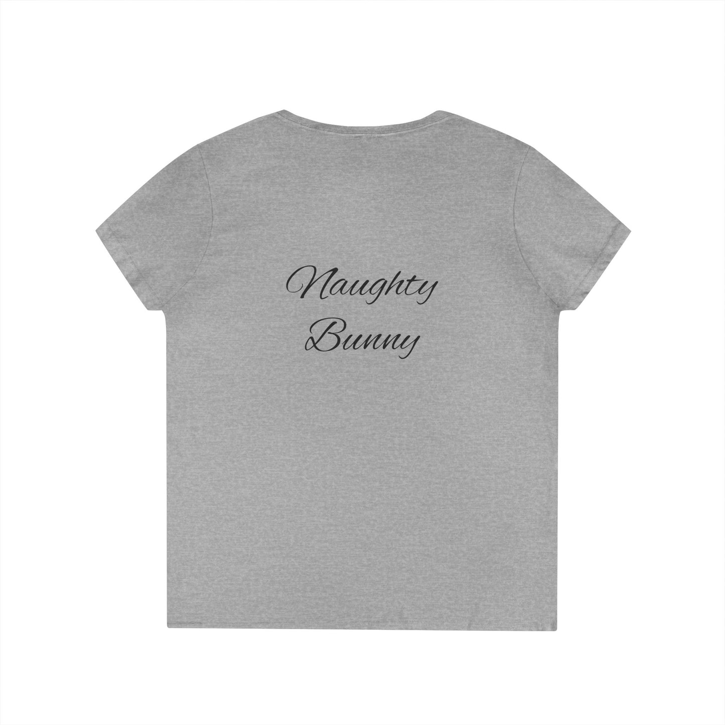 Cute Bunny V-Neck T-Shirt